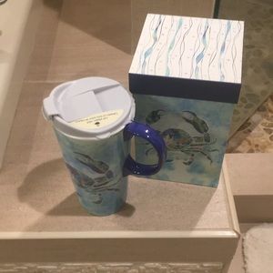 Decorative ceramic cup